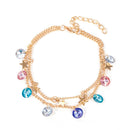 Women Star Summer Beach Anklet Rhinestone Jewelry Leg Bracelet Foot Chain