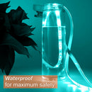 LED RGB Strip Lamp Epoxy Waterproof Decor Lighting Ribbon Tape Light (5m) A