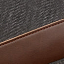 Toiletry Beauty Case Bag Leather Trim Canvas Shaving Dopp Case Neceser Trav