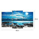 3pcs DIY Sea View 5D Diamond Painting Embroidery Full Drill Cross Stitch