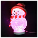 Mini Glowing Snowman with Multi LED Lights USB Powered Z8K6