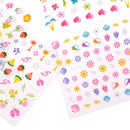 5Sheets Cartoon Kids Safety Nail Stickers DIY Makeup Nail Art Christmas Gift LJ