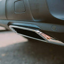 for Peugeot 3008 5008 Allure 2017 - 2019 Exhaust Pipe Tail Cover ABS Rear E