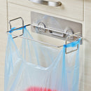 Hanging Cupboard Door Back Stand Trash Rubbish Garbage Bag Storage Rack Home
