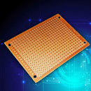 7 * 5 cm Single Sided Universal Paper Printed Circuit Test Board Brown DKU