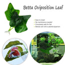 Artificial Green Plant Leaf Betta Hammock Fish Rest Bed Aquariums Decoratio L5J2