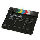 Acrylic Plastic 30x25 cm/11.8x9.8 inch Director's Film Clapboard Cut Action