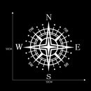 20x20 inch PVC Car Stickers NSWE Compass Decals Graphics Auto Styling Decoration