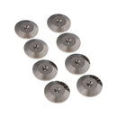 8PCS Speaker Spikes Foot Mats Feet Pads 25*4mm Metal Durable for Hifi Players