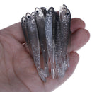 10Pcs 80Mm Soft Fishing Lure Tiddler Swimbait Artificial Bait Tackle Minnow  Z