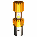 H4 18W Led 3 Cob Dc 12V White Motorcycle Headlight Bulb 2000Lm 6500K Hi/Lo  L3A9
