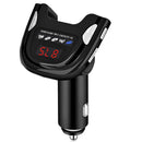 Dual USB Bluetooth 5.0 Car Phone Charger Handsfree MP3 Player FM Transmitter