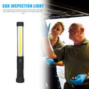 LED Plastic Floodlight USB Rechargeable Work Lamp Strong Light with Battery A