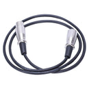 3-Pin XLR Male to Female miniphone Extension cable 1M D4X1