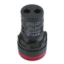 AD16-22D/S 21mm Thread Red LED Plastic Signal Pilot Lamp AC220V 2Pcs A4N2