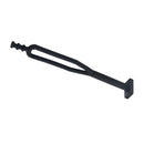 Durable Adjustable Side Support Kickstand Foot Side for Motorcycle ATV Black