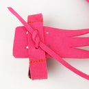 Archery Protector Glove 3 Fingers Pull Bow Arrow Shooting Gloves Rose Red