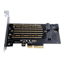 1X(Orico Pci-E Express M.2 M B Key Interface Ssd Expansion Card M.2 Nvme To