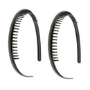 2Pcs Spring Wavy Hairband Zigzag Hair Loop Headwear for Sports Yoga Gym