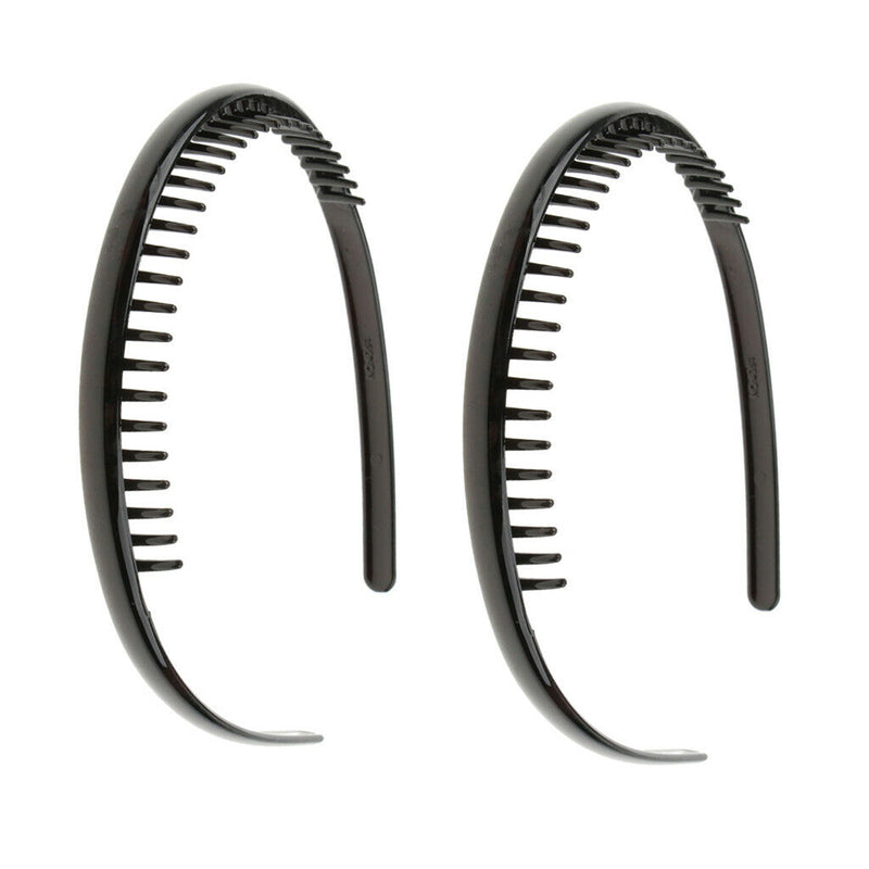 2Pcs Spring Wavy Hairband Zigzag Hair Loop Headwear for Sports Yoga Gym
