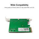 2X(Pci-E To Four Usb3.0 Ports Expansion Card Interface Pci Express Adapter