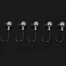5Pcs Hooks Metal Lead Head Jig Fishing Lures Heads Solid Parts 10G