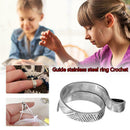 Adjustable Knitting Loop Crochet Loop Knitting Accessorie Ring