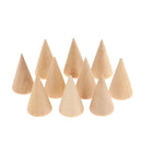 10x Wood Necklace Jewelry Rings Keyrings Bracelet Display Stand Holder Rack