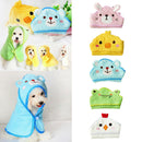 Pet Dog Cat Bear Design Puppy Bath Towel Bathrobes Pajamas Blanket Blue M