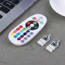 2pcs RGB 12SMD 5050 Car LED Light Auto Reading Wedge Light Remote Control A