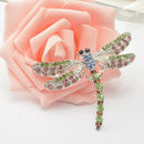 Colors Crystal Brooch Pins for Women Bouquet Wedding Breastpin, Glittering
