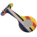 Rainbow stripes pattern Silicone Nurses Brooch Tunic Fob Pocket Watch Stain