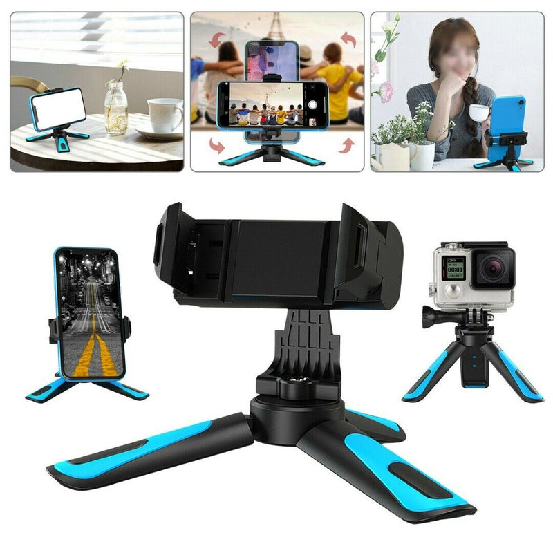 Adjustable Portable Tripod Desktop Stand Desk Holder Stabilizer For Smart Phone