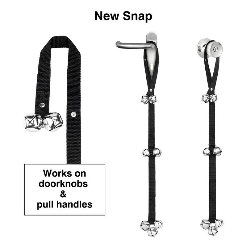 2 Pack Dog Doorbells for Potty Training Potty Bells with 7 Extra Loud Bells