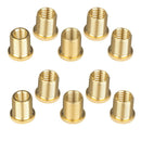 5X Aluminum Front Alloy Gear Shift Knob Thread Adapter Nuts Insert Set Plated