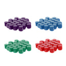 100pack Opaque Blank Six Sided Dice D6 D&D RPG Party Game Dices Mixed Color