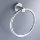 Space Aluminum Towel Ring Wall-Mounted Bathroom Towel Rack Circular Towel RaF2B1