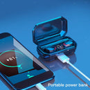 True Wireless Earbuds, Bluetooth 5.0 in-Ear TWS Stereo Headphones, LED Display