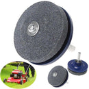 50Mm Faster Blade Sharpener Lawn Mower Universal Grinding Rotary Drill Cuts L7P4