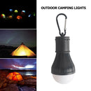 Portable Mini Tent Light 3 Modes LED Bulb Hanging Camping Lamp Flashlight A