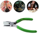 Quality Flat Nose Nylon Jaw Pliers Jewellery Bead Wire Work Tool With Extra L0Z2