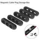 5Pcs Magnetic Cable Plug Case Charger Plug Micro USB TypeC Connector Storage Hn