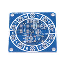Round Electronic Lucky Rotary Suite CD4017 NE555 Self DIY LED Light Kit Parts Z
