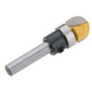 1/4''Shank 12.7mm Dia Woodworking Round Nose Cove Core Box