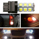 1X White T25 3157 5050 18SMD LED Car Tail Brake Stop Light Q4H4 U3Z7 O3L1