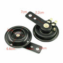Universal Metal Motorcycle Motorbike Horn 12V 12 Volt Black AU 70 D1D2 mm O Y5I6