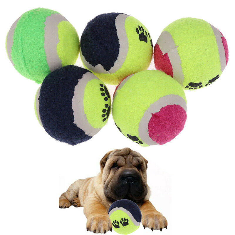 Tennis Dog Balls Dog Toys Run Fetch Throw Play Pet Puppy Toys Training Suppli Gw