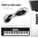 USB Interface to MIDI Converter Music Keyboard Piano Cord Cable Adapter A
