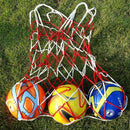 Nylon NET BAG BALL CARRIER Carrying Volleyball Basketball Football Soccer A L3U6