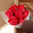 Artificial Soap Rose Eternal Flowers 7 Bouquets Valentines Gift Red